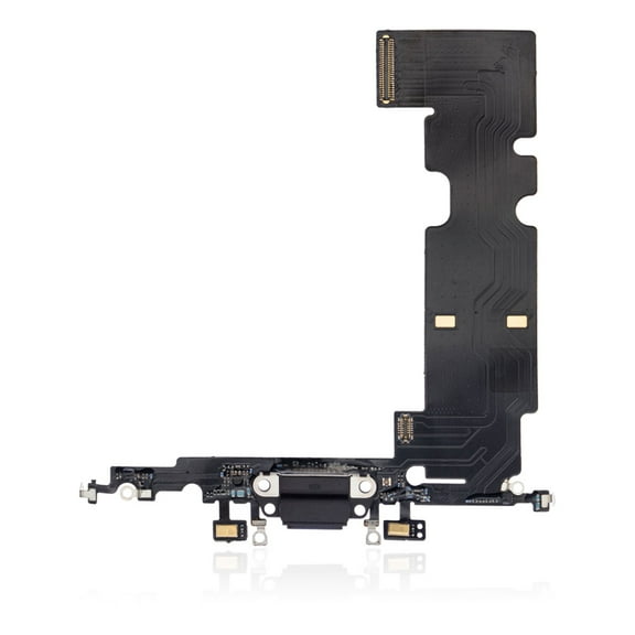 Replacement Charging Port Flex Cable For Apple iPhone 8 Plus - Space Grey (Aftermarket Quality)