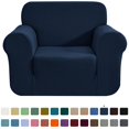 thumbnail image 1 of CHUN YI 1-Piece Checks Stretch Sofa Cover Slipcover Couch Cover, 1 of 6