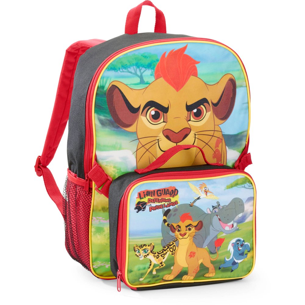Disney The Lion Guard 16 Inch Backpack with Lunch Kit