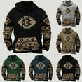 thumbnail image 4 of VerPetridure Men's Drawstring Hooded Sweatshirts Pullover Long Sleeve Floral Print Pullover Hoodie Crewneck Sweatshirts Fall Winter Warm Pullover Blouse Tops for Men, 4 of 4