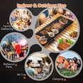 thumbnail image 6 of Gymax 39.5'' Extra Large Electric Griddle w/ 2 Cooking Surface Adjustable Temperatures, 6 of 10