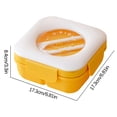 thumbnail image 3 of Darzheoy Bento Boxes Adults, Heated Lunch Boxes for Adults, Lunch Containers for Kids Bento Lunch Box 2 Compartments Microwave Safe (Flatware Included), 3 of 5