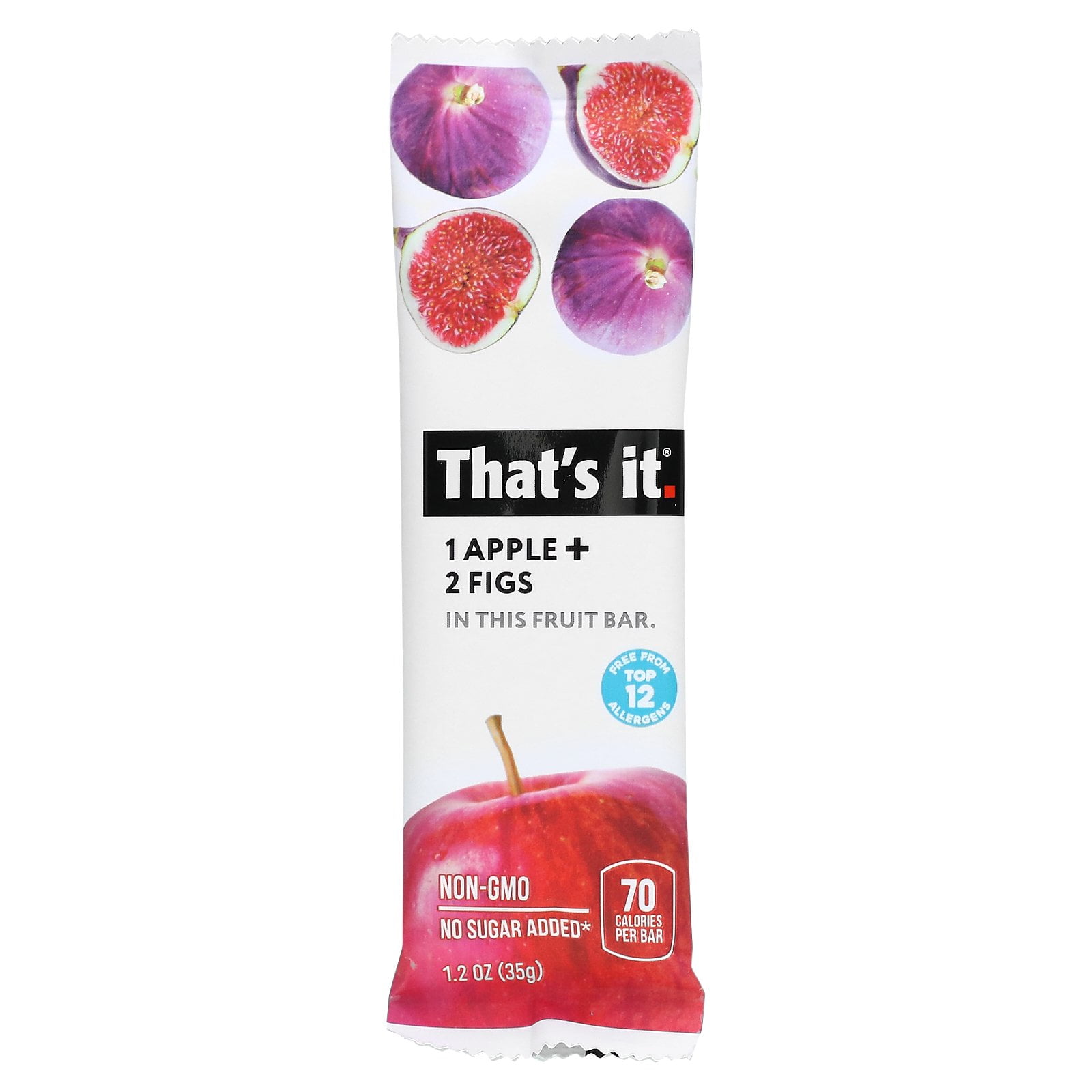 That's it. Apple + Fig Fruit Bars (12 Pack)