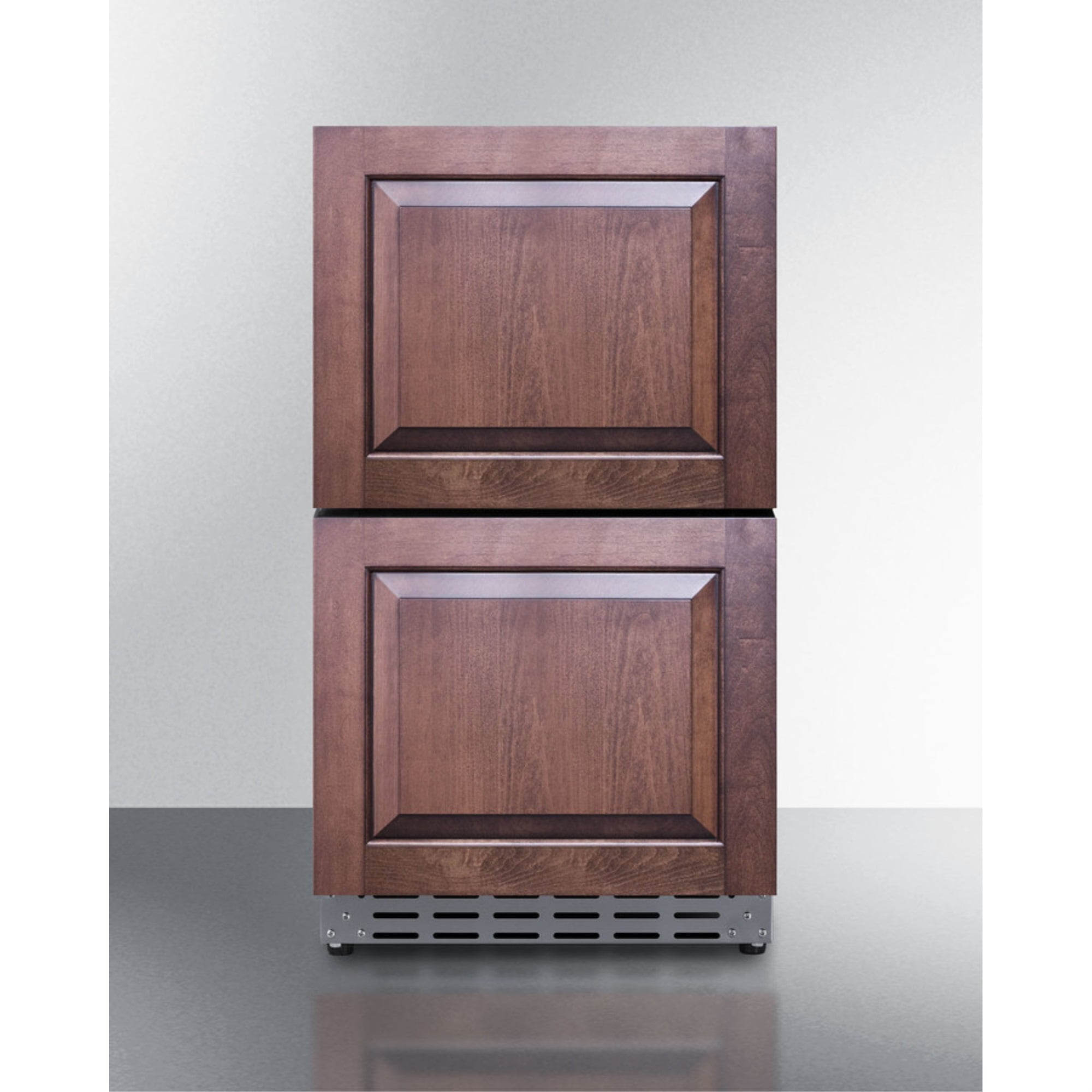 18" wide indoor/outdoor ADA compliant panel-ready drawer refrigerator in stainless steel