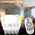 thumbnail image 3 of E27 led dimmable light bulbs ac85-265v 6/9/12w wireless remote rf bulbs, 3 of 4