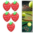 thumbnail image 2 of Amortisseur de Vibration de Tennis Amortisseur de Choc Accessoires de Tennis Amortisseur de Vibration Léger Amortisseur de Tennis pour Sports de Plein Air Fraise Rouge, 2 of 9