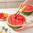 thumbnail image 4 of Outdor Stainless Steel Watermelon Slicer 4 In 1 Fruit With Melon Decorative Carving Functional Fruit Cutter, 4 of 6