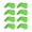 Green, variant on CEORPER Waterproof Soft PU Golf Club Head Cover Golf Iron Club Head Cover Protector