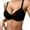 Black#107, variant on Women Bra Solid Color Seamless Push Up Underwire Triple Breasted Sports Bra Woman Trendy Holiday Party Cycling Bras,Black,85D