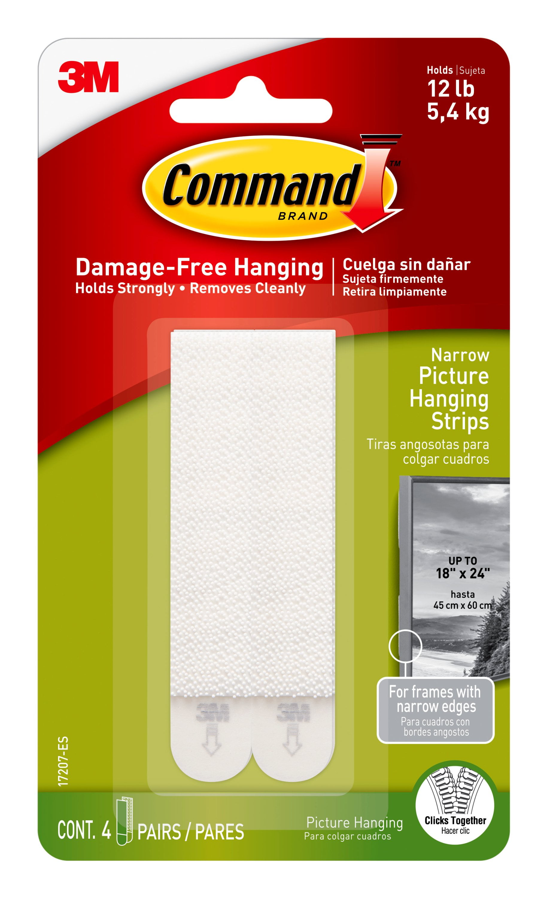 Command Narrow Picture Hanging Strips