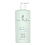 Hairitage Soak It In Cedarwood & Neroli Scented Body Lotion | Niacinamide, Jojoba Oil, & Avocado Oil for All Skin Types | Rosemary & Orange Essential Oils, 14 fl oz
