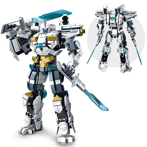 Set de construcción HIGH GODO Ice Warrior Mech 561 unidades para niños mayores de 8 años