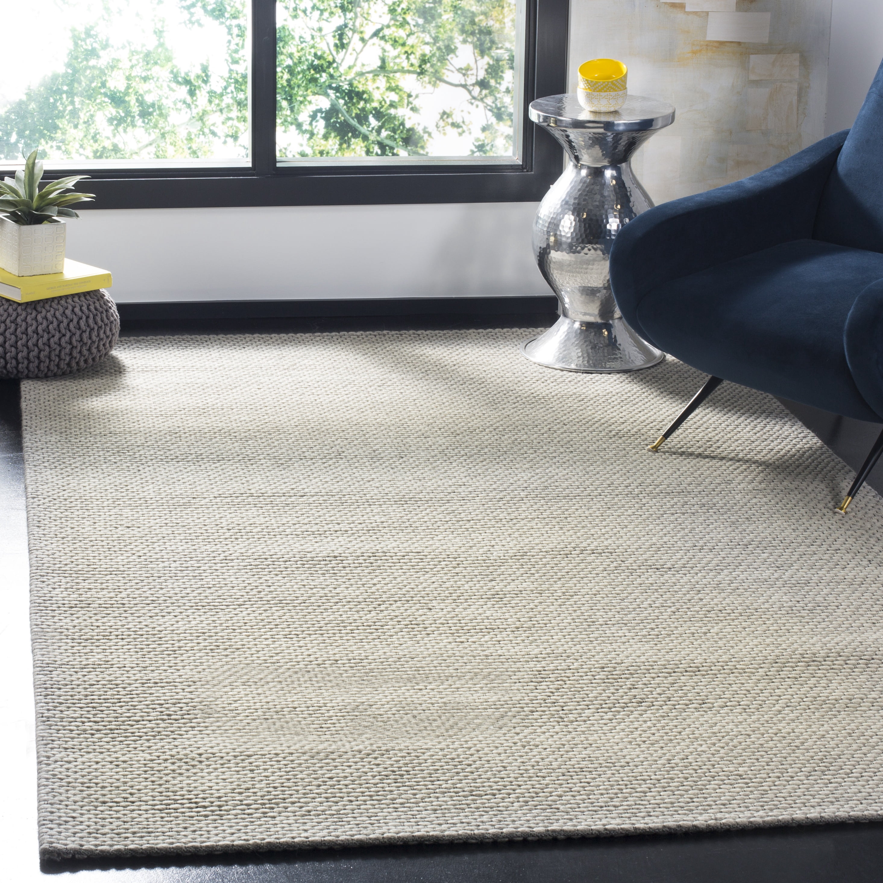 SAFAVIEH Natura Corine Geometric Area Rug, Grey, 3' x 5'
