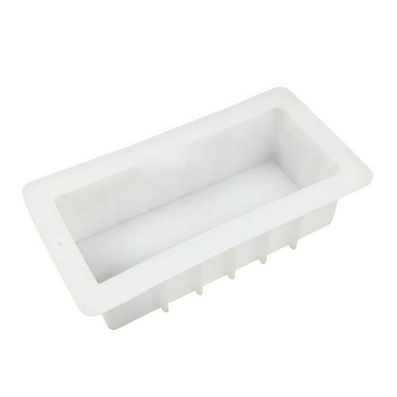 Silicone Soap Mold Rectangle Bread Toast Loaf Molds Cake Chocolate Ice Cube Tray
