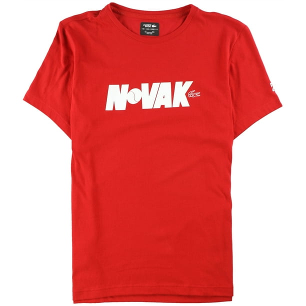 Lacoste Novak Graphic playera para hombre rojo XL Lacoste Camiseta grafica Bodega Aurrera en linea