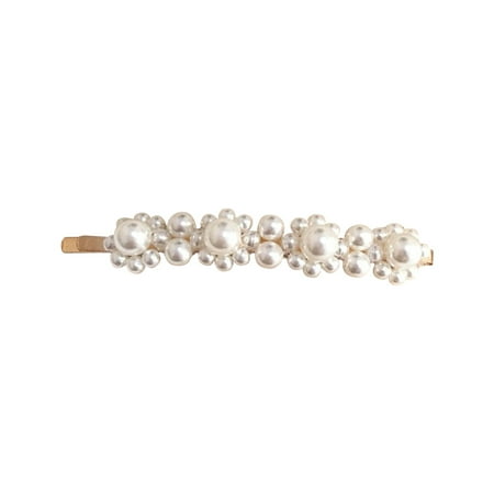 

Women Bridal Vintage Faux Pearl Wrapped BB Hairpins Girls Glitter Gold/Silver Me
