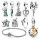 thumbnail image 2 of Abalorio de plata de ley 925 para pulsera Pandora, colgante de princesa elfo, compatible con pulsera Pandora Original, Herocross, disney, corazón, joyería, regalo de amor, 2 of 4