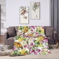 thumbnail image 7 of KLL Fleece Blanket Plush Throw Blanket Butterflies2 ,Soft Fuzzy Cozy Flannel Blanket for Couch Sofa Bed.(50"x40" ), 7 of 7