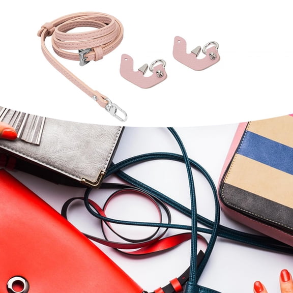 Segolike Purse Strap for Handbag Cross Body Strap Simple Detachable Lightweight Replacement Shoulder Strap for Briefcase Purse Clutches Repairing Pink