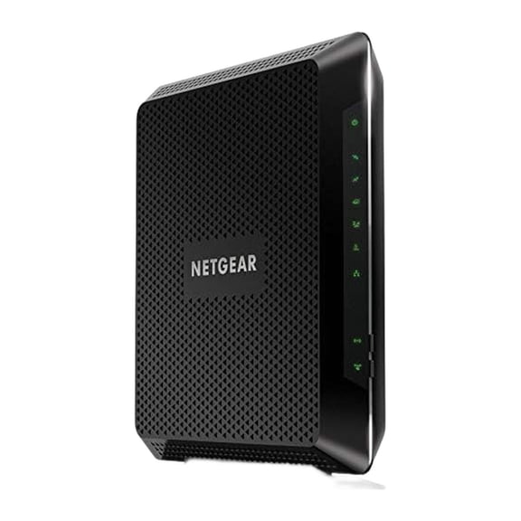 Restored NETGEAR Nighthawk C6900 DOCSIS 3.0 Cable Modem with AC1900 Dual-Band WiFi Router, 4 Gigabit Ethernet Ports, Black