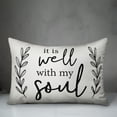 thumbnail image 2 of Creative Products It is Well with my Soul 14x20 Spun Poly Pillow, 2 of 2