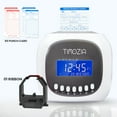 thumbnail image 7 of Timozia Punch Card Attendance Machine – Time Tracker Bundy Clock for Small Business – In and Out Time Clocks with Gifts, 7 of 7