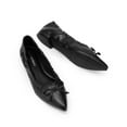 thumbnail image 6 of Women's Dressy Vegan Flats - Pointed Toe Ballet Shoes with Bow Accent, 6 of 8
