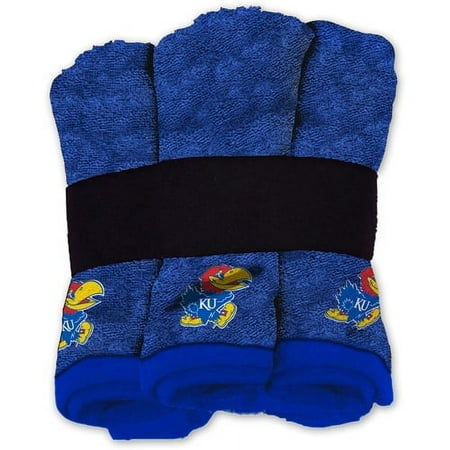 NCAA Kansas Jayhawks Wash Cloth Set, 6-Pack