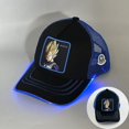 thumbnail image 3 of Gorra de béisbol luminosa de moda con luz LED, gorra de rap de hip hop luminosa para DJ, baile, discoteca, bar, accesorios para fiestas, gorras de hip hop de neón, 3 of 5