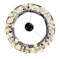 thumbnail image 4 of CWI Lighting Lustre Intégré LED Aya Perle Noire, 4 of 7