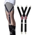thumbnail image 1 of Y-Style Shirt Stays For Men with Non-Slip Locking Clamps and Adjustable Elastic Straps, 1 of 4