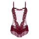 thumbnail image 5 of Gibobby Ropa sexy de mujer para sexo Ropa Interior Sexy con Cuello En V para Mujer, Lencería Sexy, Ropa Interior con Cordón Sin Espalda De Lencería(Vino, M), 5 of 5