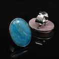 thumbnail image 4 of Jumpingount Anillo ovalado de cristal a la moda, accesorios únicos para mujer, anillo eterno para mujer, joyería, regalo para mujer Ropa, zapatos y accesorios Miscelánea azul, 4 of 6