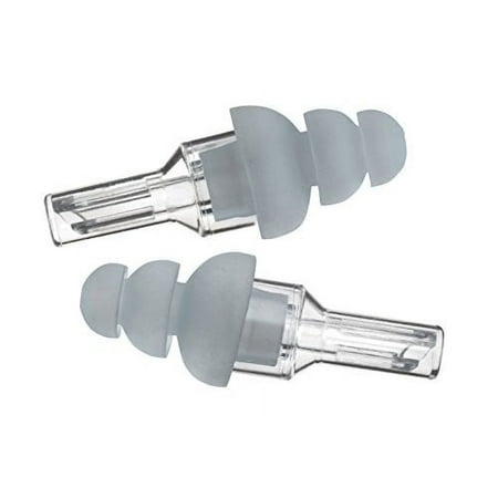 Etymotic Research ER20HD Safety Earplugs (Noise Reduction for Construction, DIY, Warehouse, Concerts, Musicians, Race Track and Sporting Events) - Standard, Clear Stem w/ Frost Tip - Polybag