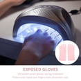 thumbnail image 2 of 1 Paire de Protège-Mains Manucure UV Couvre-Mains (Rose), 2 of 7