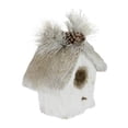 thumbnail image 2 of 6" Gilded White Christmas and Gold Bird House Shaped Christmas Tree Ornament, 2 of 2