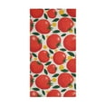 thumbnail image 6 of 2-Piece Polyester cotton Towel Set Absorbent Tomato Hand Towel Bath Towel Soft and Comfortable Machine Wash 28.3x14.4, 6 of 7