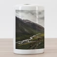 thumbnail image 3 of Landscape Ceramic Toothbrush Holder, Biker Glory Peak of Mountain Biking Valley Clear Sky Outdoor Sports Adrenaline, Decorative Versatile Countertop for Bathroom, 4.5" X 2.7", Multicolor, 3 of 4