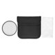 thumbnail image 1 of Filtre à effet spécial à prisme double demi-lune, séparateur de champ central, filtre dioptrique, accessoires pour appareil photo reflex, 77 mm, 1 of 4