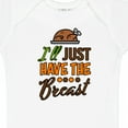 thumbnail image 4 of Inktastic I'll Just Have the Breast with Turkey Illusration Boys or Girls Baby Bodysuit, 4 of 5