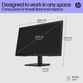 thumbnail image 5 of HP V22v G5 22 Inch Full HD 1080p Desktop Monitor 75Hz 5ms, AMD FreeSync, Anti-Glare, Low Blue Light, VESA, HDMI, VGA, 200 nits, 178 Viewing Angle, for Laptop, Computer, PC Flat Screen, Black (Renewed), 5 of 5