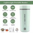 thumbnail image 2 of 2026 12V Car Kettle, Small Electric Travel Kettles 80W, Portable 350ml Electric Tea Coffee Kettle, 304 Stainless Steel Liner, Heating temperature up t, 2 of 5