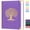 Purple, variant on NIRMIRO A4 Spiral Notebook, 8.5"x11" Hardcover Journal with Golden Tree Embossed Cover, 300 Pages 100GSM Thick Paper, Double Spiral Binding & Inner Pocket