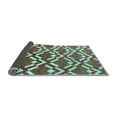 thumbnail image 2 of Ahgly Company Indoor Square Abstract Light Blue Contemporary Area Rugs, 5' Square, 2 of 4