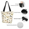 thumbnail image 4 of Sikiie nuts leaf Butterfly Shoulder Bag Casual Hobo Crossbody Tote Bag for Women and Men Large Purse Messenger Bag Travel Work, 4 of 6