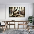 thumbnail image 3 of The Carpenter of Nazareth Jesus Teaching A Child Carpentry Canvas Art Poster and Wall Art Picture Print Modern Family bedroom Decor Posters 24x36inch(60x90cm), 3 of 6