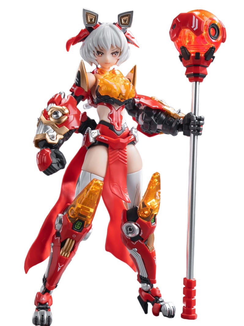 YSBRING SOSKILL SSK-MIKU0 Sakura Miku Pink Sound Blast - 1/12 Scale Articulated Mecha Girl Model Kit, 16cm