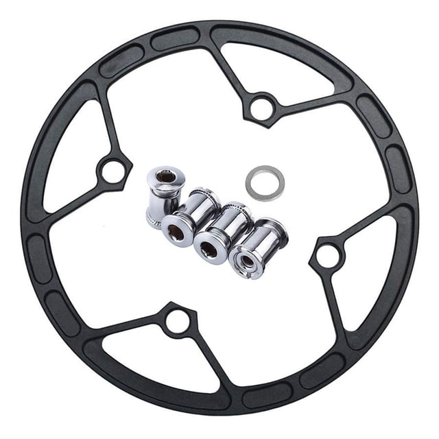 Chaîne en Alliage d'Aluminium pour Vélo de Montagne, Guide de Protection en Alliage d'Aluminium, Trousse de Manivelle, Pièces de Remplacement, Entretien de Roue de Chaîne de Bicyclette, Professionnel 36T-42T