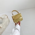 thumbnail image 4 of Bolsa Bolsa de mujer con lazo, Bolsas tipo satchel brillantes, Bolsa de mano tipo bandolera con brillo de Metal para mujer Sywqhk Para Estrenar, 4 of 6