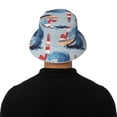 thumbnail image 5 of KLL Beacon In The Huge Waves Of The Surf Bucket Hat for Women Men Packable Travel Beach Sun Hat Outdoor Rave Accessories Reflective Fisherman Cap, 5 of 7